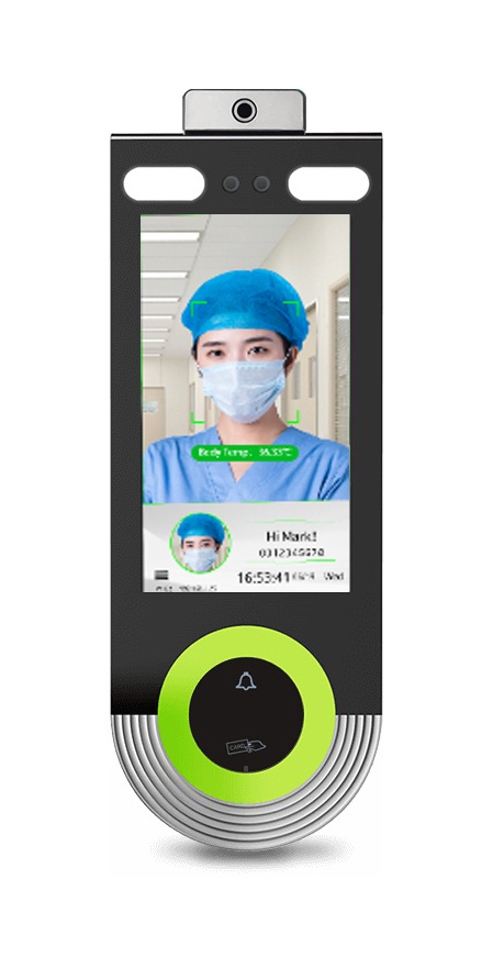 Dynamic Face Recognition with Temperature Detection Access Controller Time&Attendance